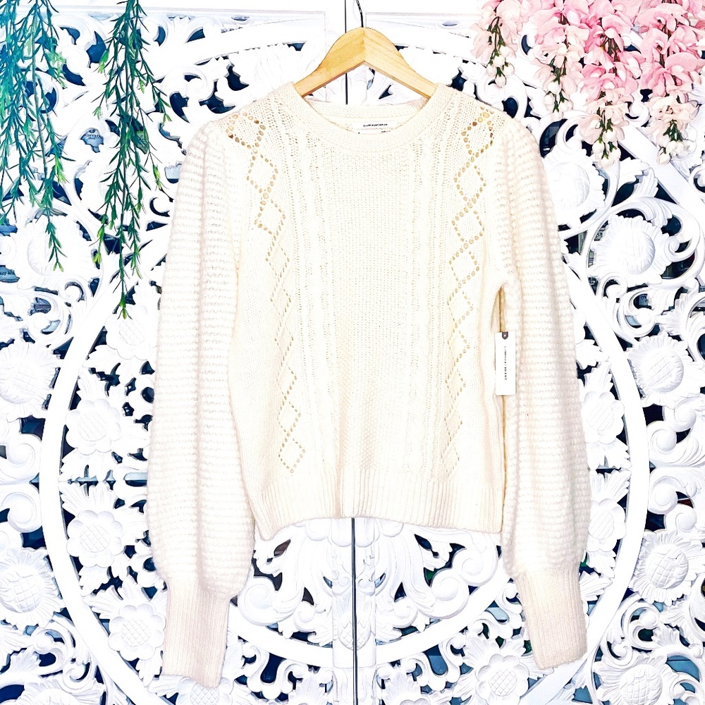 Anthropologie Knit Wool Sweater OS
